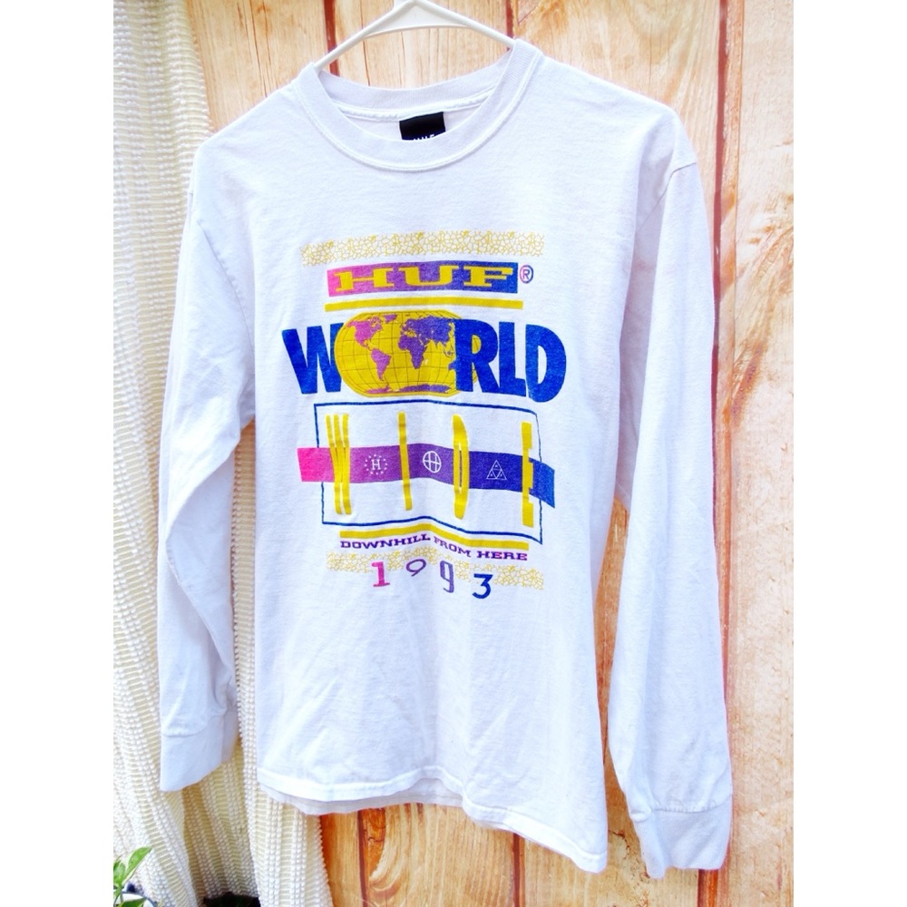 HUF World Wide Graphic Long Sleeve - Picture 3 of 7